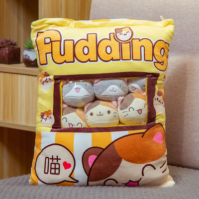 Almohada Gato Japonés Kawaii - Peluche Decorativo Adorable - Image 23