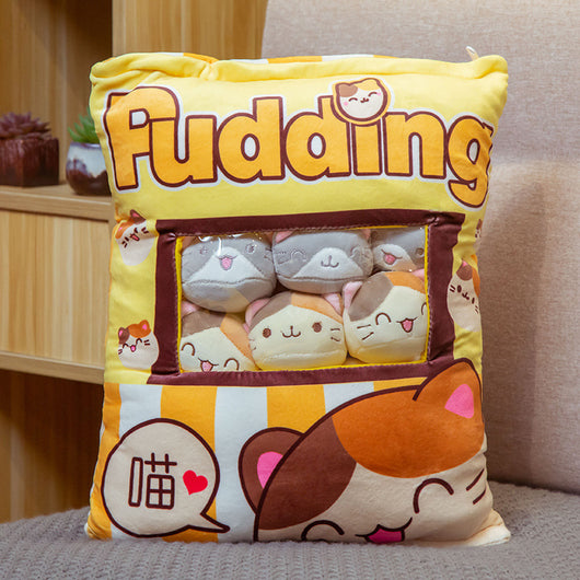Almohada Gato Japonés Kawaii - Peluche Decorativo Adorable - Image 23