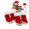 Zapatos Navideños Cálidos y Acogedores para Mascotas