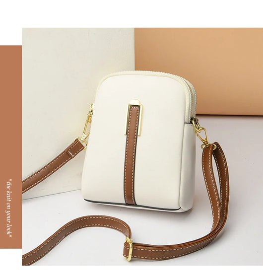 Bolso Bandolera Estampado Lychee Gran Capacidad Hombro Único - Image 12