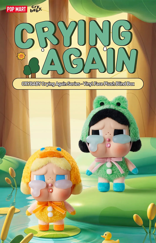 [RESTOCK: JULY] POPMART CRYBABY Crying Again Series - Vinyl Face Plush Blind Box - Tekeno