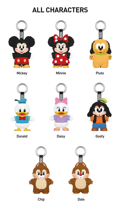 [RESTOCK: AUGUST] POPMART Mickey Family Cute Together Keychain Series Figures - Tekeno