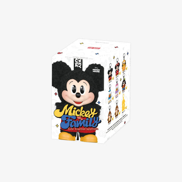 [IN STOCK] POPMART Mickey Family Cute Together Keychain Series Figures - Tekeno