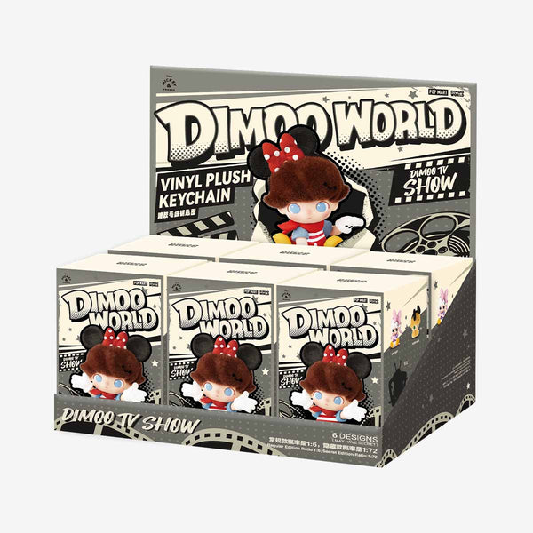 [Em Estoque] POPMART DIMOO WORLD × DISNEY Series-Vinyl Plush Keychain Blind Box (LACRADO)