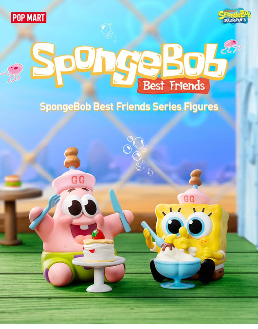 [In Stock] POPMART SpongeBob Best Friends Series Figures Blind Box - Tekeno