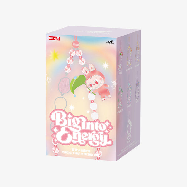 [Em estoque] POPMART Big into Energy Series - Chaveiro de Celular Blind Box Labubu (LACRADO)