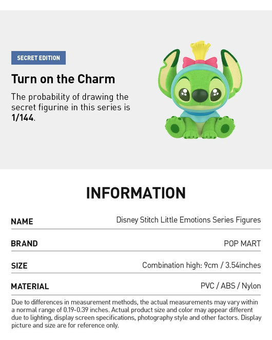 [IN STOCK] POPMART Disney Stitch Little Emotions Series Figures - Tekeno