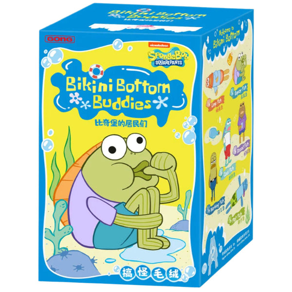 [Em estoque] POPMART SPONGEBOB Bikini Bottom Buddies - Caixa Surpresa da Série Whimsical Plush