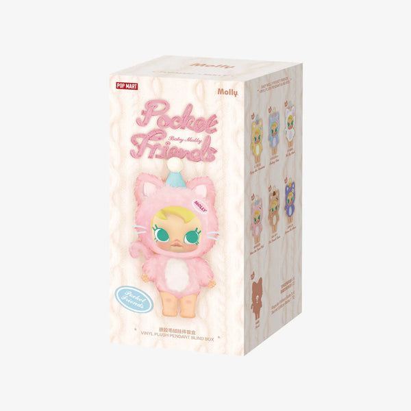 [IN STOCK] POPMART BABY MOLLY Pocket Friends Series Vinyl Plush Pendant Blind Box - Tekeno
