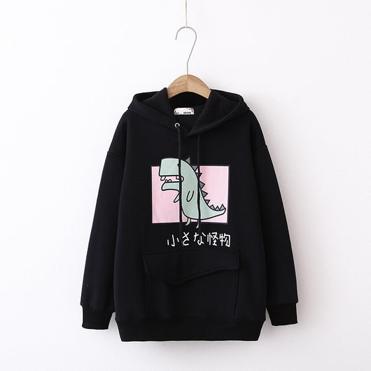 Sudadera con Capucha Estampada y Forro Polar - Image 10