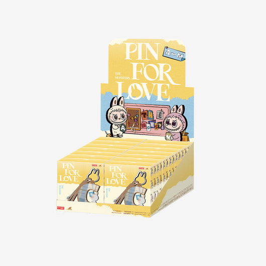 [ESCOLHA A SUA OPÇÃO DE LETRAS!] [EM ESTOQUE] POPMART Pin for Love Series- Letra PINGENTE Caixa Surpresa