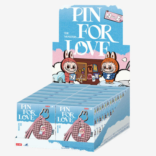 [ESCOLHA A SUA OPÇÃO DE LETRAS!] [EM ESTOQUE] POPMART Pin for Love Series- Letra PINGENTE Caixa Surpresa