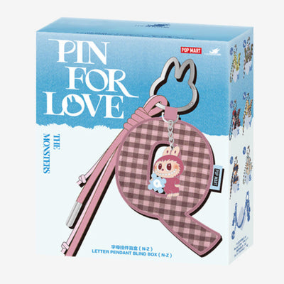 [ESCOLHA A SUA OPÇÃO DE LETRAS!] [EM ESTOQUE] POPMART Pin for Love Series- Letra PINGENTE Caixa Surpresa