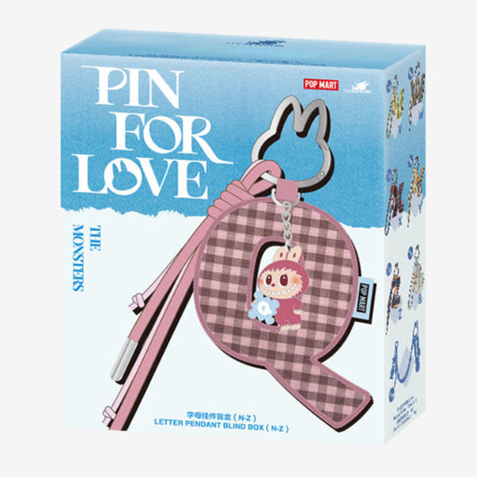 [ESCOLHA A SUA OPÇÃO DE LETRAS!] [EM ESTOQUE] POPMART Pin for Love Series- Letra PINGENTE Caixa Surpresa