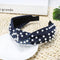 Diadema de Denim con Perlas para Mujer