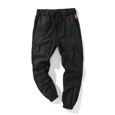 Pantalones deportivos de algodón con múltiples bolsillos - Image 19