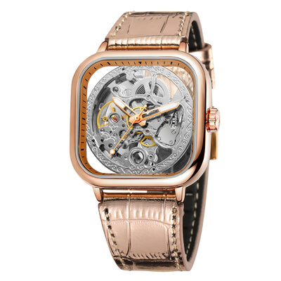 Reloj Automático Cuadrado para Hombre - Movimiento Mecánico de Precisión - Image 10
