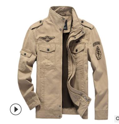 Chaqueta Militar Táctica de Algodón para Hombre - Talla Grande Estilo Casual Europeo - Image 7