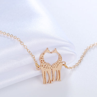 Pulsera de Jirafa con Corazón Dorado y Plateado - Image 9