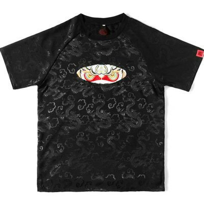 Camiseta Retro Sun Wukong Bordada con Dragón - Image 5