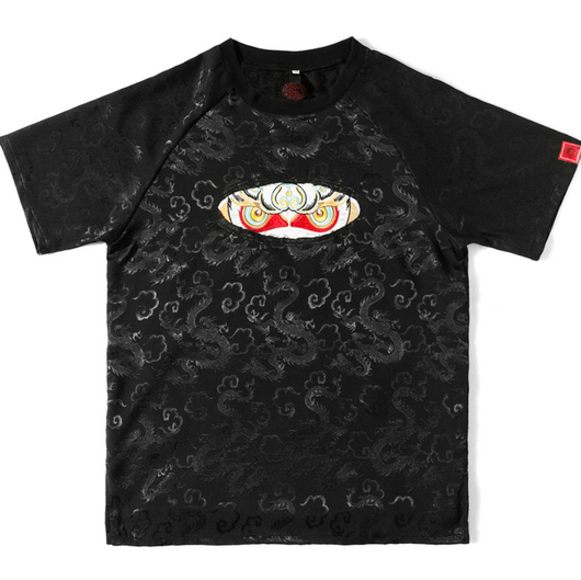 Camiseta Retro Sun Wukong Bordada con Dragón - Image 5