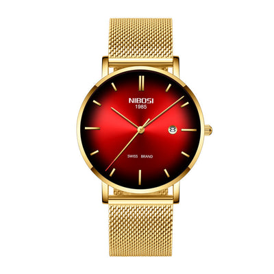 Reloj de Hombre Nibosi Elegante Acero Inoxidable - Resistente al Agua con Calendario - Image 23