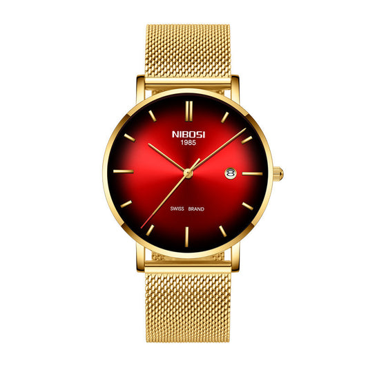 Reloj de Hombre Nibosi Elegante Acero Inoxidable - Resistente al Agua con Calendario - Image 23