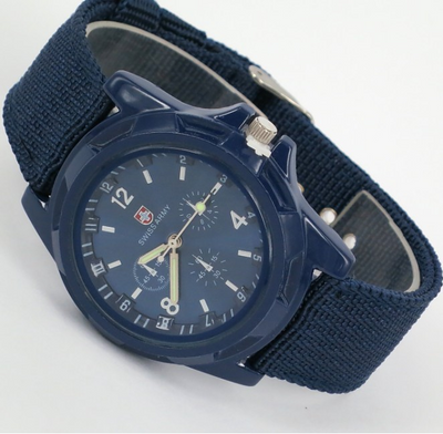 Reloj Militar con Correa Trenzada de Nylon - Image 6