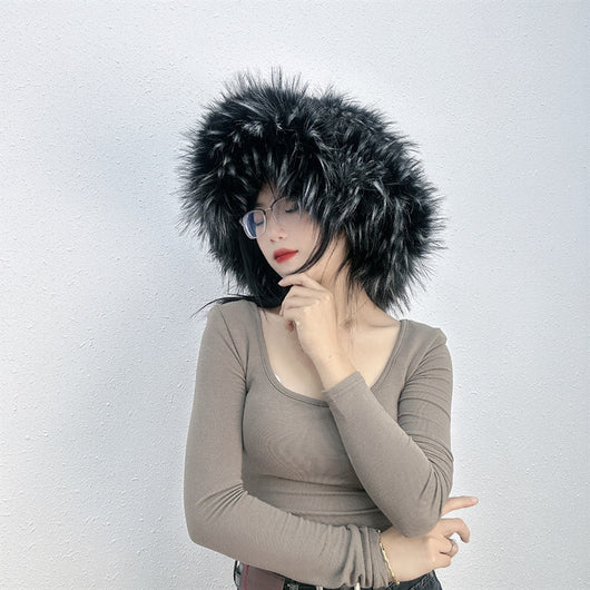 Gorro de Piel de Mapache Versátil y Elegante - Image 27