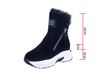 Zapatos Casuales de Algodón con Suela Gruesa y Forro Térmico - Image 7