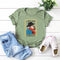 Playera Casual de Cuello Redondo Manga Corta