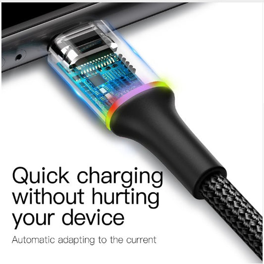 Cable USB Tipo C de Carga Rápida para Samsung S10 S9 y Xiaomi Mi9 - Image 2