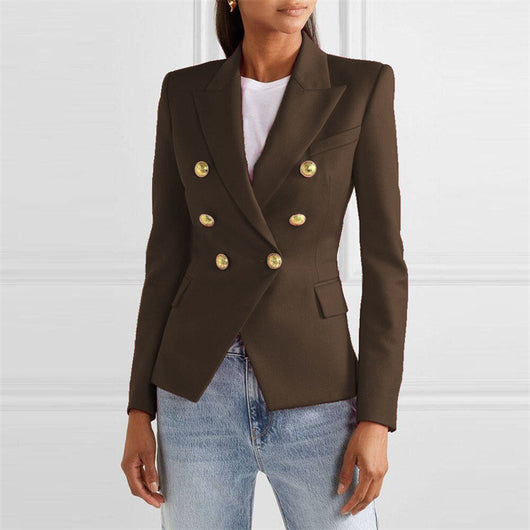 Saco Casual Elegante de Color Sólido - Image 31