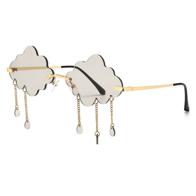 Gafas de Sol Sin Marco Diseño Nube para Mujer - Image 4