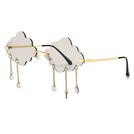 Gafas de Sol Sin Marco Diseño Nube para Mujer - Image 4