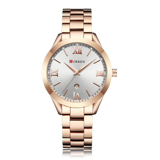 Reloj CURREN 9007 Oro Rosado para Mujer - Lujo y Elegancia en tu Muñeca - Image 3