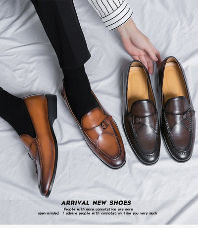 Zapatos de Cuero Premium con Cierre Fácil para Hombre - Image 21