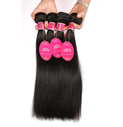 Extensión de Cabello Humano Liso Ondulado Color Natural - Peluca de Cabello Virgen - Image 4