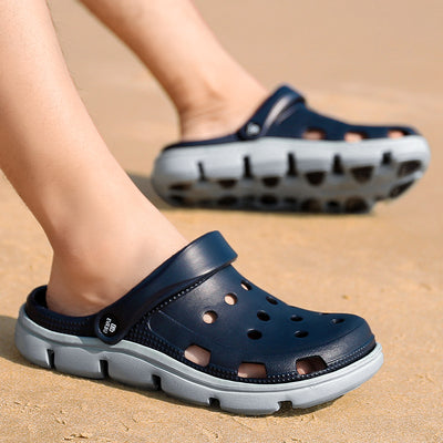 Sandalias Hombre Verano Tipo Zueco Baotou Outdoor Tendencia - Image 9