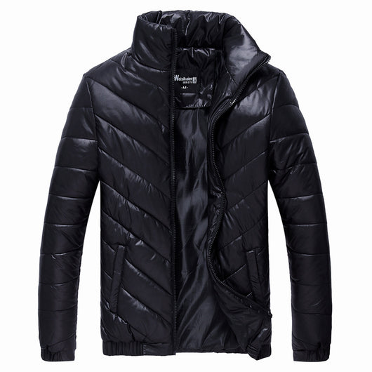 Chaqueta Acolchada de Invierno para Hombre Corte Slim Estilo Coreano - Image 9