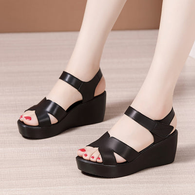 Sandalias de Tacón Alto Plus Size con Plataforma - Comodidad y Estilo - Image 2