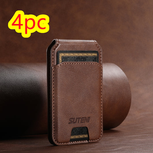 Soporte Magnético Universal para Teléfono con Anillo MagSafe y Cuero PU - Image 47