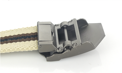 Cinturón Canvas para Hombre con Hebilla Automática Cabeza de Tigre - Image 8