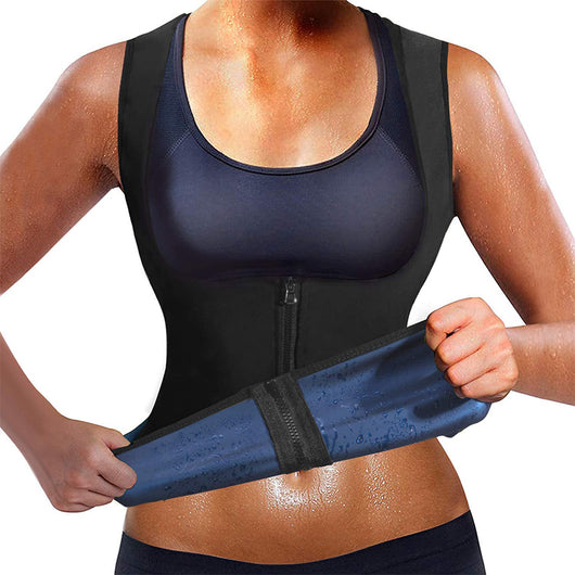 Traje Sauna Deportivo para Mujer con Cierre y Faja Reductora - Image 7