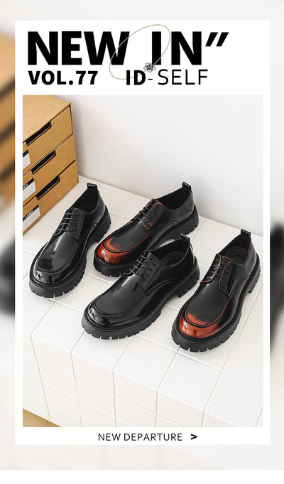 Zapatos Casuales de Cuero con Plataforma Elevadora - Image 30