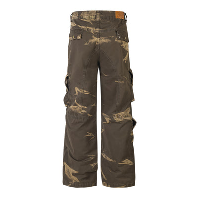Pantalones Cargo Rectos Oversized Estilo Retro Otoñal - Image 32