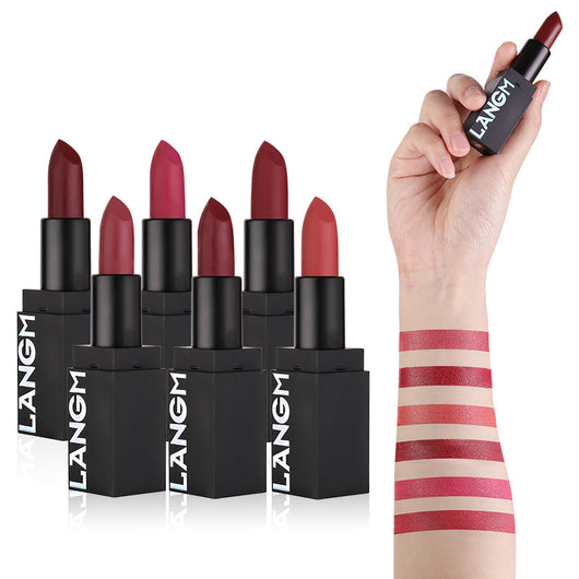 Glaseado Labial Bicolor con Barra Plateada Doble Efecto Mate - Image 4
