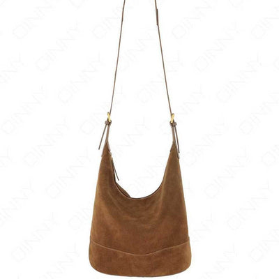 Bolsa Bucket de Ante Retro - Bolso Cómodo y Versátil para Hombro o Bandolera - Image 2