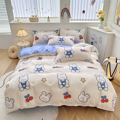 Sábanas de Algodón Puro Minimalistas para Cama - Image 16