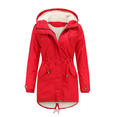 Abrigo Parka Grueso para Mujer con Capucha y Forro Polar - Image 7